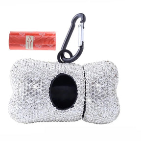 Crystal Diamante Rhinestone Poop Dog Bag