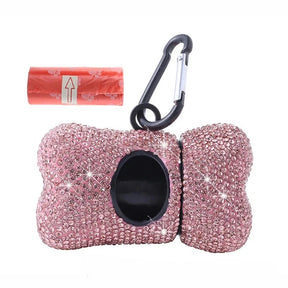 Crystal Diamante Rhinestone Poop Dog Bag