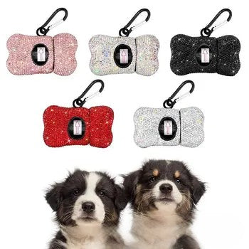 Crystal Diamante Rhinestone Poop Dog Bag