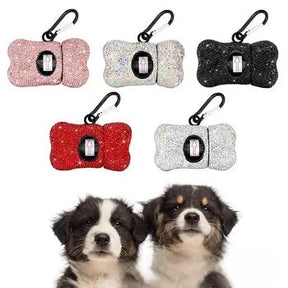 Crystal Diamante Rhinestone Poop Dog Bag