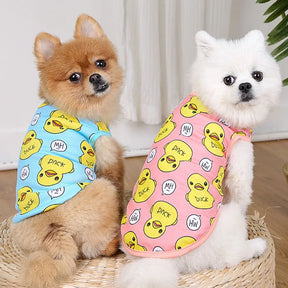 Couture Stylish Duck Print Dog Top