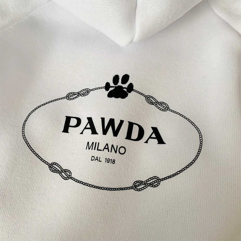 Luxury Pawda Dog Hoodies