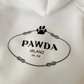 Luxury Pawda Dog Hoodies