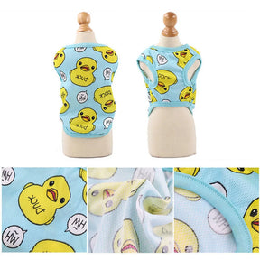 Couture Stylish Duck Print Dog Top