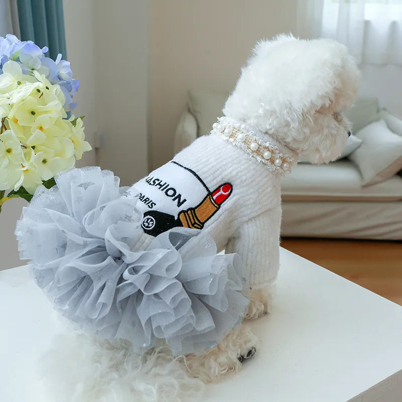 Fashion Paris Couture Dog Dress