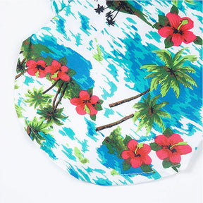 Luxury Tropical Print Dog Shirt