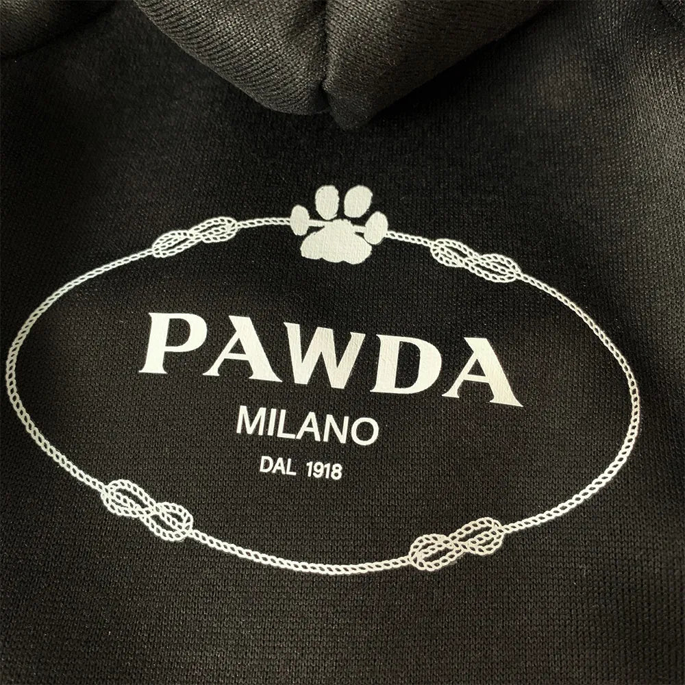 Luxury Pawda Dog Hoodies