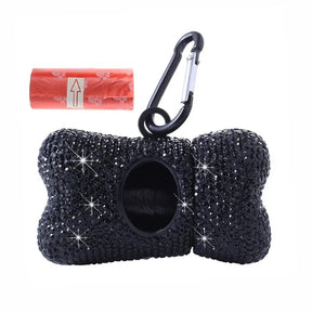 Crystal Diamante Rhinestone Poop Dog Bag